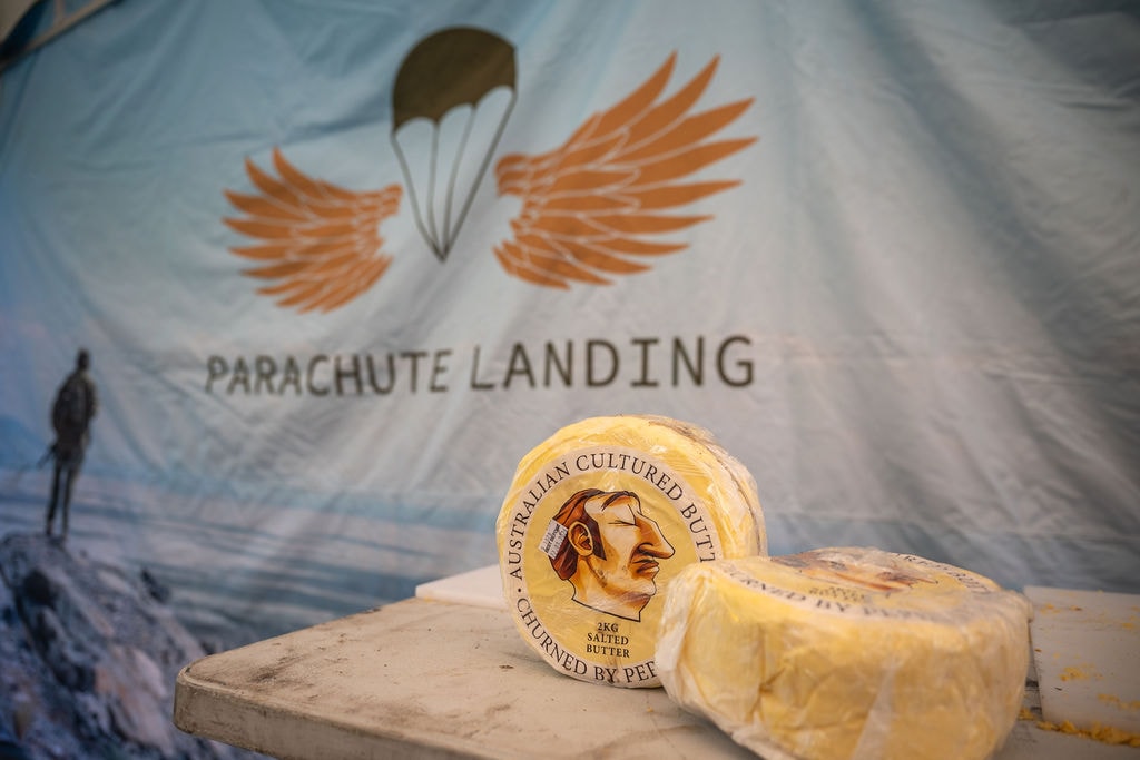 Pepe Saya Salted Cultured Butter at the Parachute Landing marquee