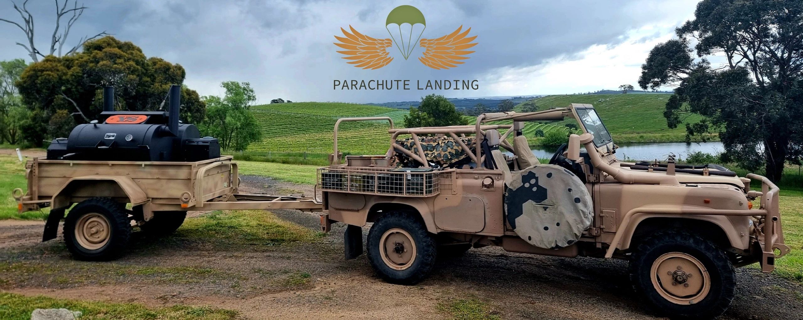 Land Forces Lager by Hawkers Beer x Parachute Landing